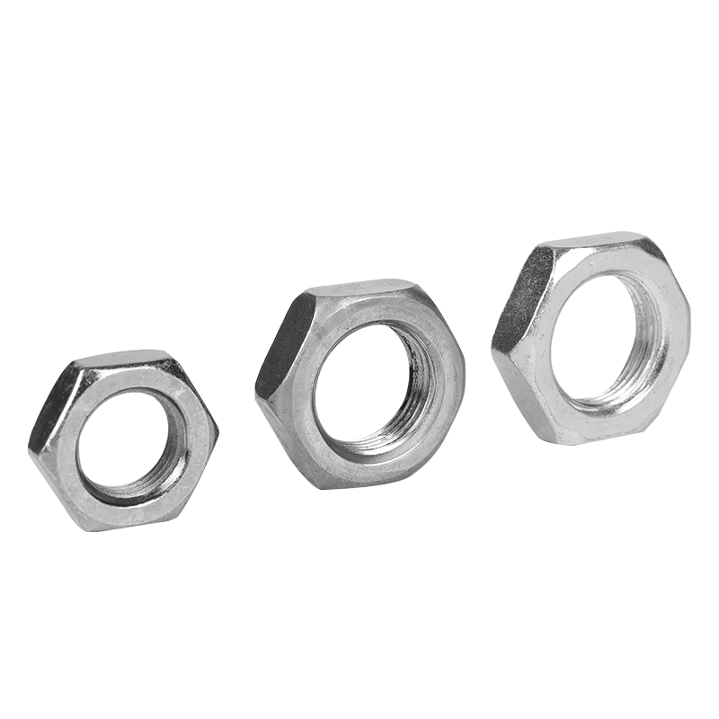 M6-M30 Stainless Steel Hexagonal Thin Nuts Half Nuts